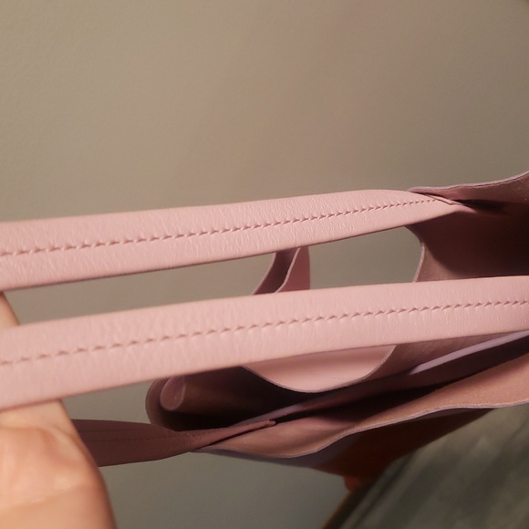 Pheobe Bi Cabas Philo Celine Tote Bag Authentic Orange And Pink - Picture 8 of 12